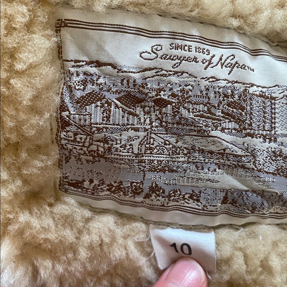 100% Shearling Leather Coat - Picture 2 of 4